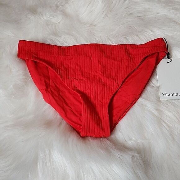 NWT Red Vitamin A Bikini Bottom XS/4 & S/6 - Picture 1 of 6